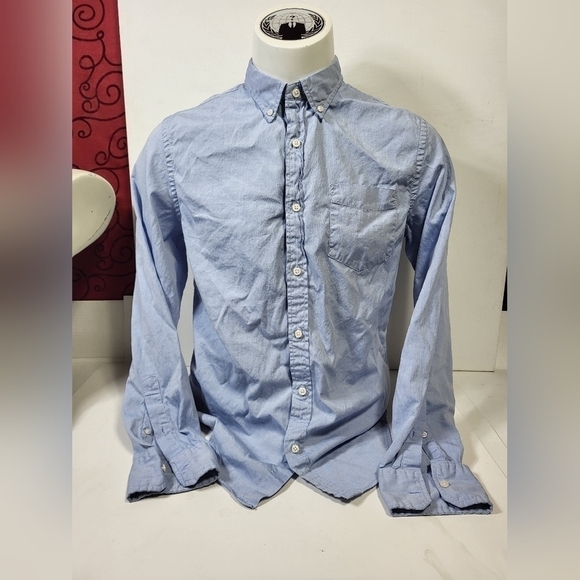 Club Monaco Oxford Slim Fit Collared Button Up Dress Shirt - Picture 2 of 9